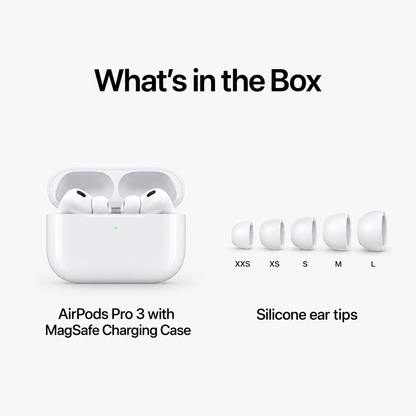 AirPods Pro 3 Wireless Earbuds with Active Noise Cancellation
